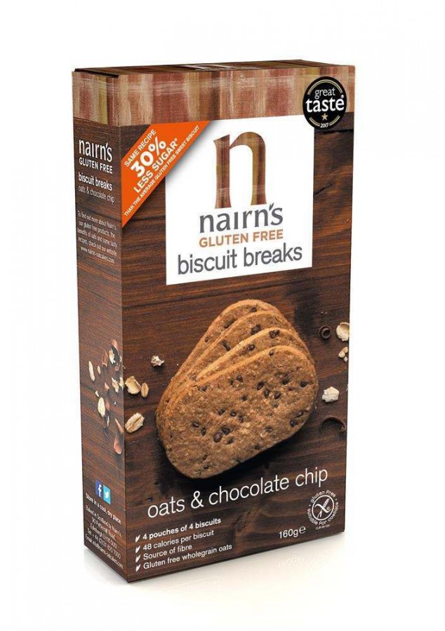 Nairn's Gluten Free Chocolate Chip Biscuit Breaks 160g