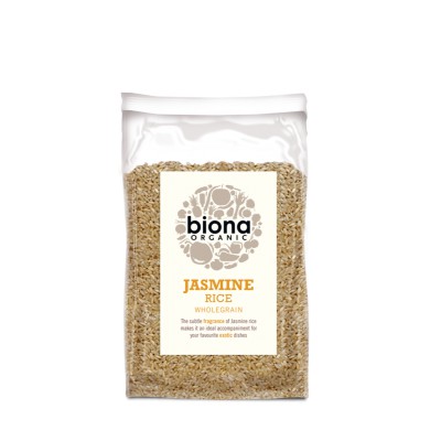 Biona Organic Jasmine Brown Rice 500g