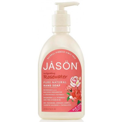 Jason Invigorating Rosewater Hand Soap 480ml