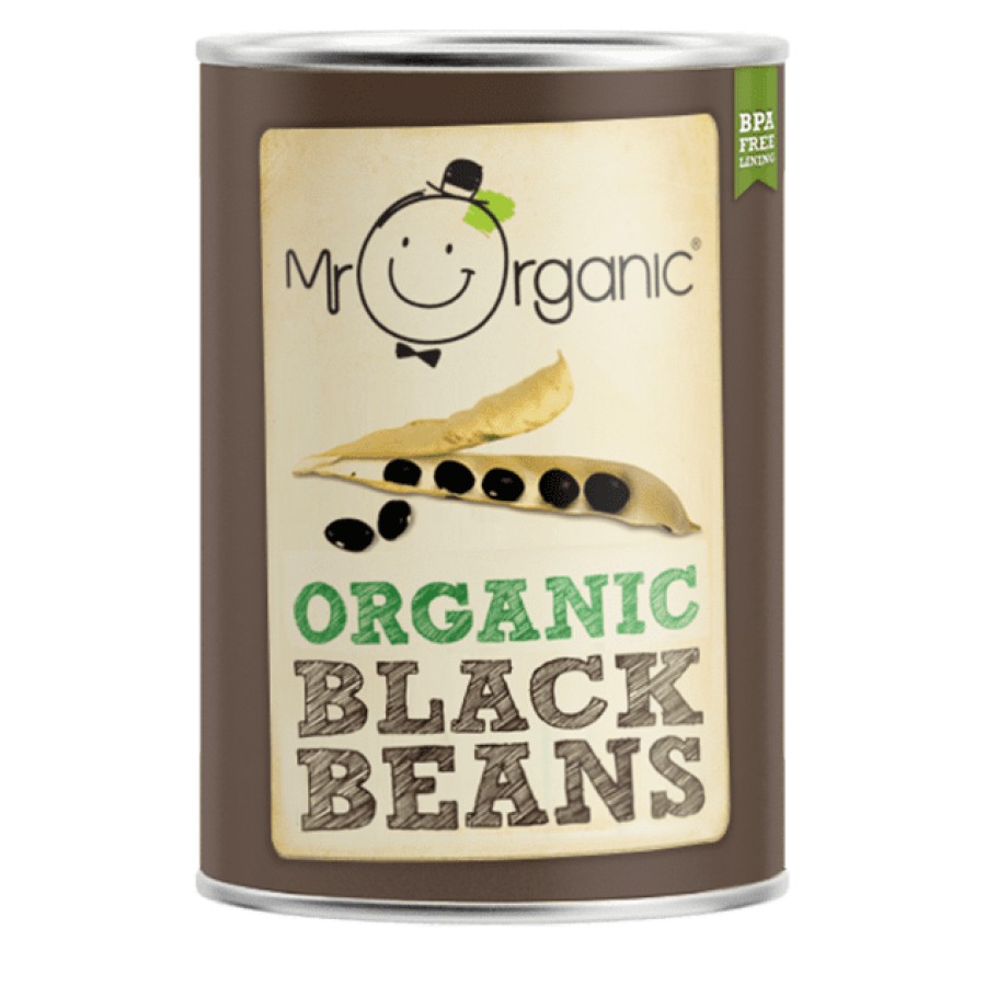 Mr Organic Black Beans 400g