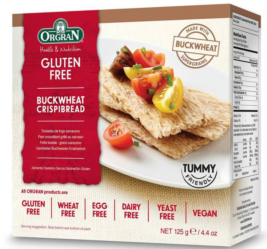 Orgran Gluten Free Buckwheat Crispibread 125g