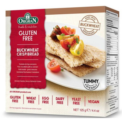 Orgran Gluten Free Buckwheat Crispibread 125g