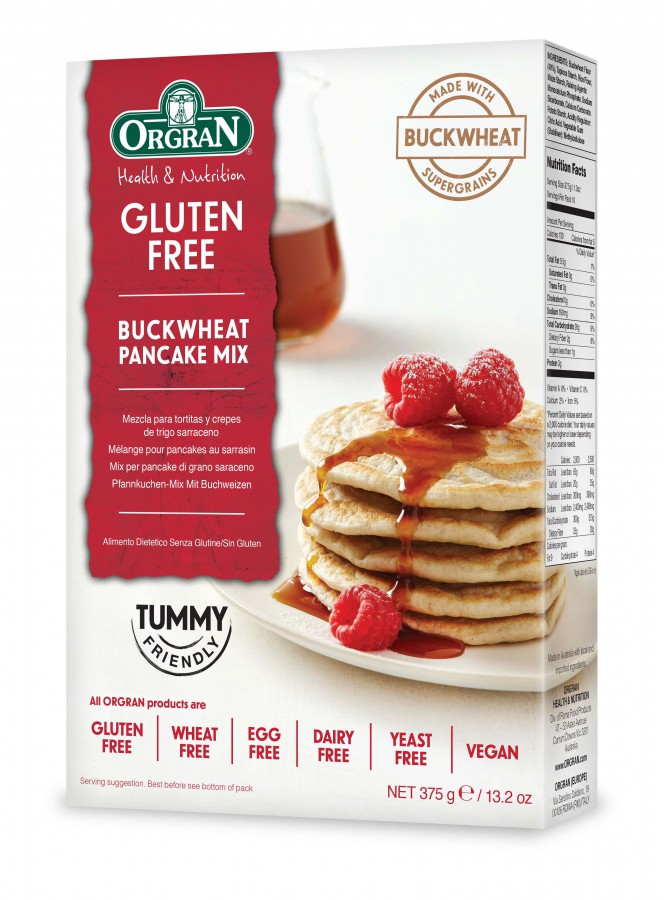 Orgran Gluten Free Buckwheat Pancake Mix 375g