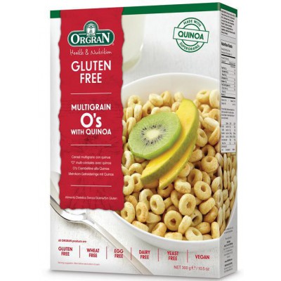 Orgran Gluten Free Multigrain O's with Quinoa 300g