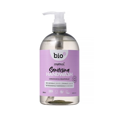 Bio-D Geranium & Grapefruit Hand Sanitising Wash 500ml