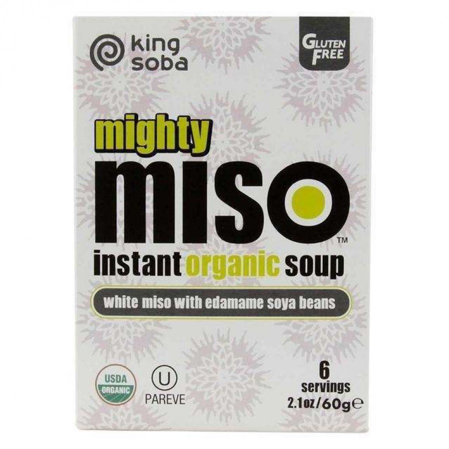 King Soba Edamame Soy Bean Mighty Miso Soup 60g
