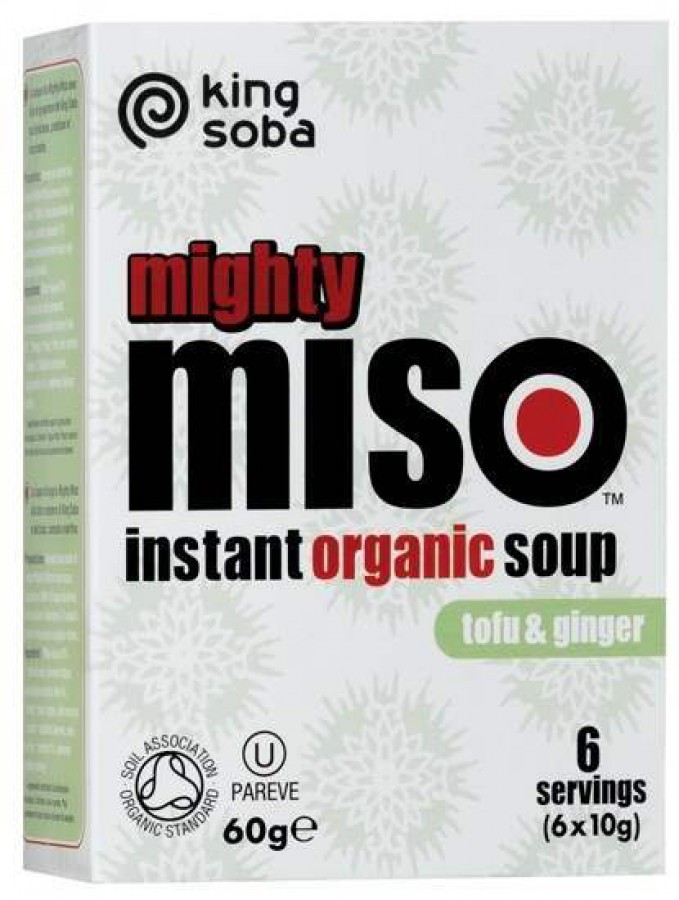 King Soba Tofu and Ginger Mighty Miso Soup 60g