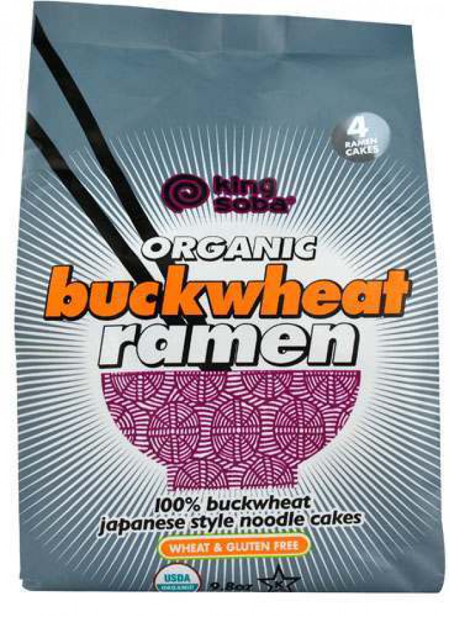 King Soba Organic Buckwheat Ramen Noodle Cakes 280g