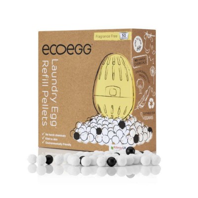 Ecoegg Fragrance Free Laundry Egg Refill Pellets - 50 Washes