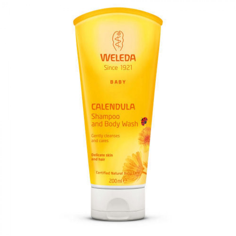 Weleda Calendula Shampoo & Body Wash 200ml