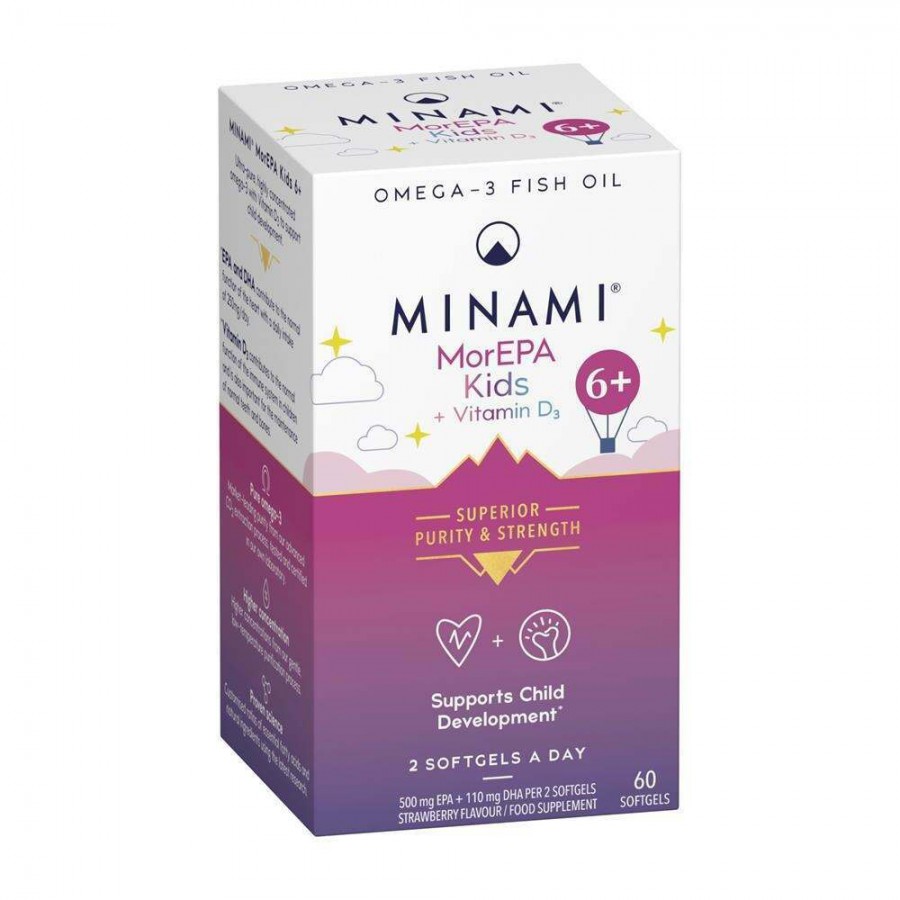 Minami Nutrition MorEPA Mini Junior 60 Capsules