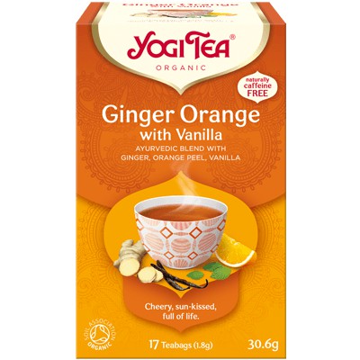 Yogi Tea Ginger Orange with Vanilla Organic Tea 17 Bags