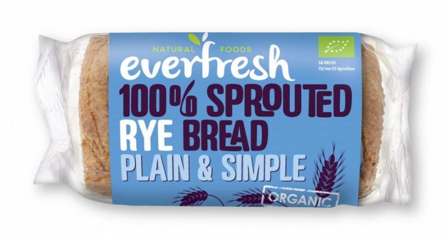 Everfresh Bakery Organic Sprouted Rye Bread 400g