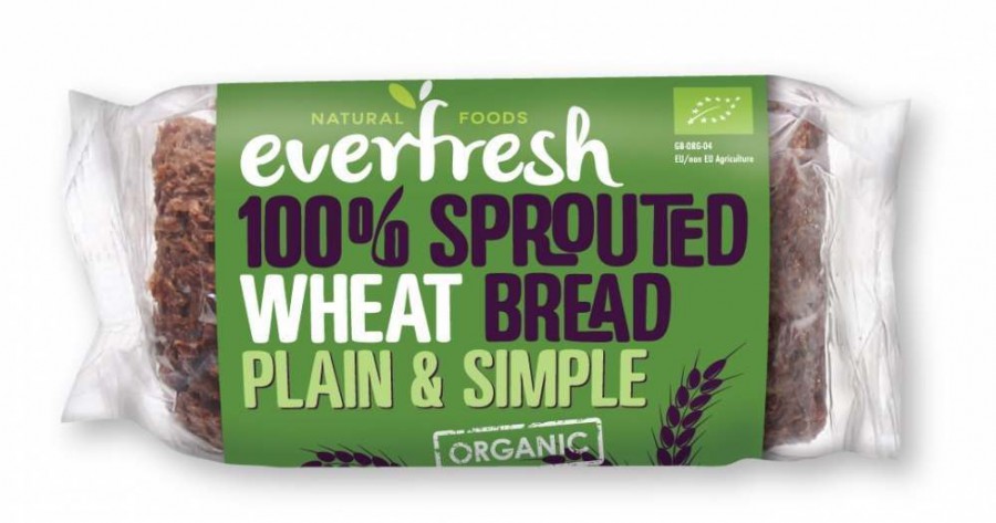 Everfresh Bakery Organic Sprouted Wheat Bread 400g