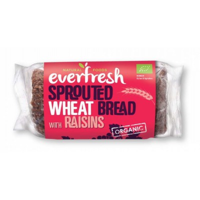 Everfresh Bakery Organic Sprouted Wheat Bread with Raisins 400g