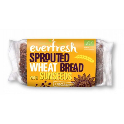 Everfresh Bakery Organic Sprouted Wheat Bread with Sunseeds 400g