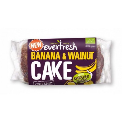 Everfresh Bakery Organic Banana & Walnut Cake 350g