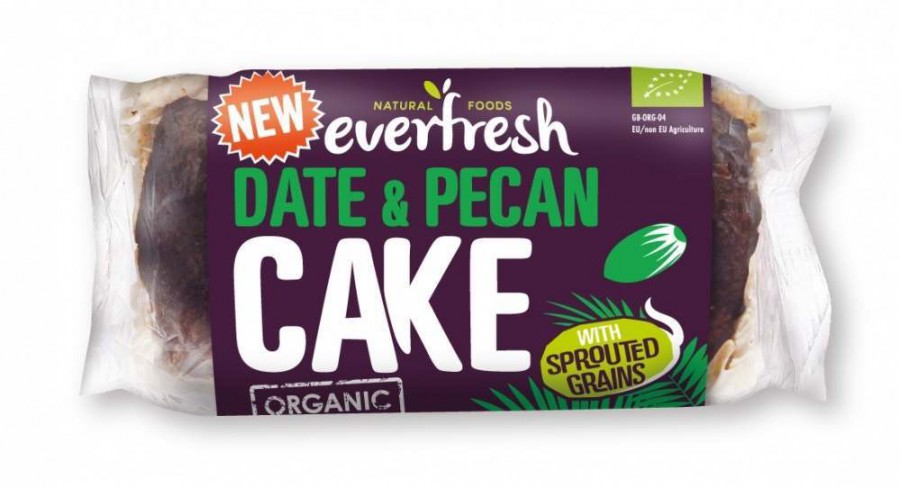 Everfresh Bakery Organic Date & Pecan Cake 350g