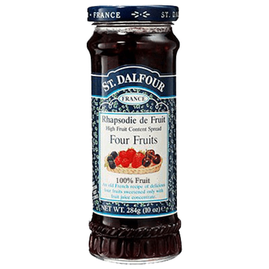 St Dalfour Four Fruits Spread 284g - Pack of 2