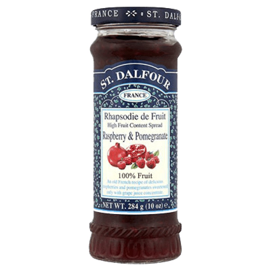 St Dalfour Raspberry & Pomegranate Fruit Spread 284g - Pack of 2