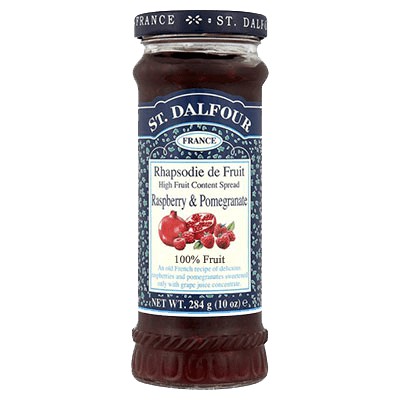 St Dalfour Raspberry & Pomegranate Fruit Spread 284g - Pack of 2