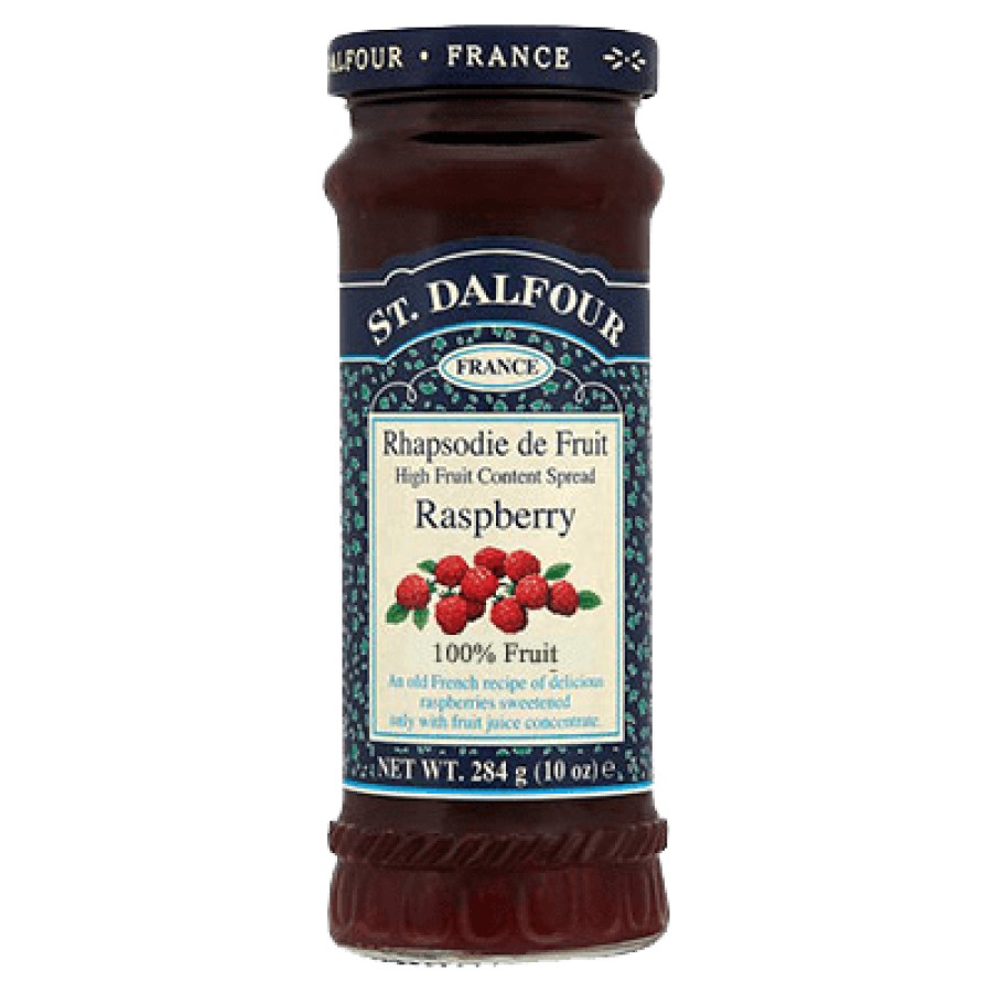 St Dalfour Raspberry Fruit Spread 284g - Pack of 2