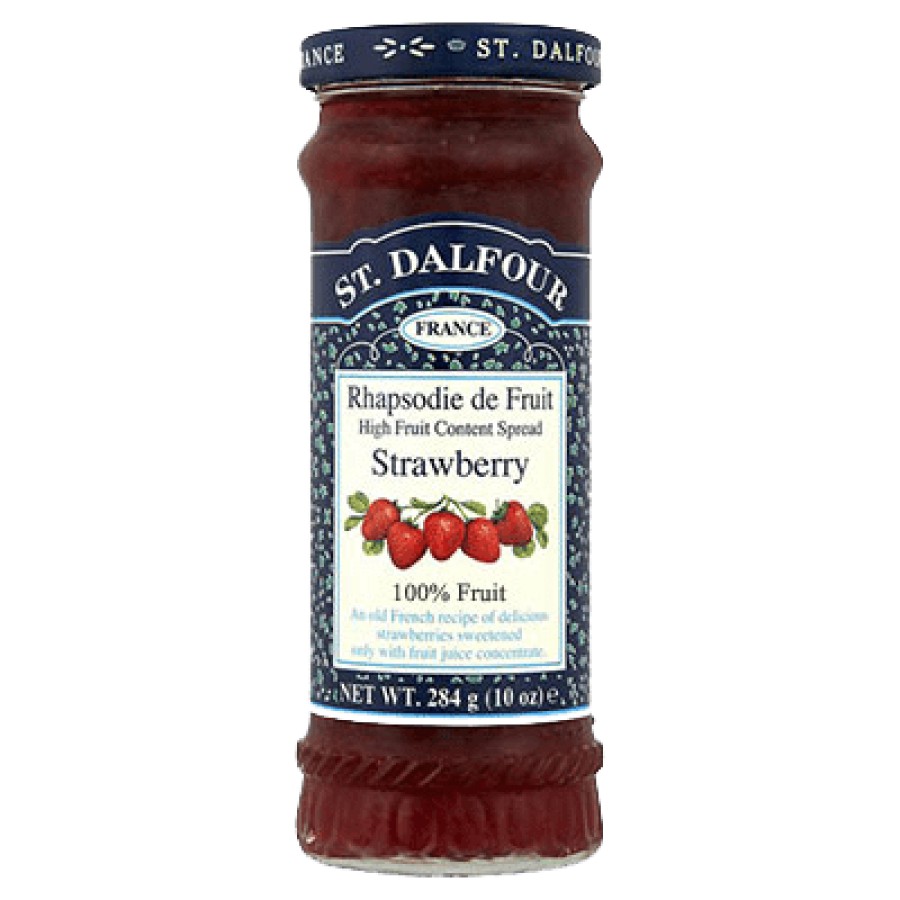 St Dalfour Strawberry Fruit Spread 284g - Pack of 2