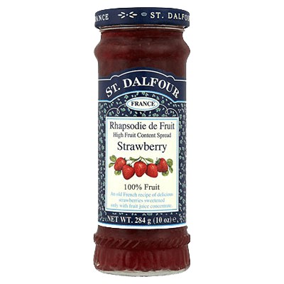 St Dalfour Strawberry Fruit Spread 284g - Pack of 2