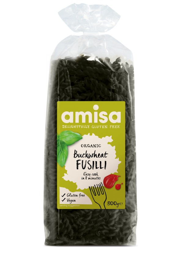 Amisa Organic Gluten Free Buckwheat Fusilli 500g