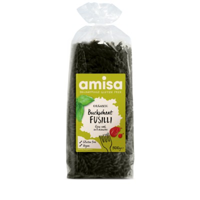 Amisa Organic Gluten Free Buckwheat Fusilli 500g