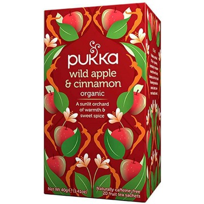 Pukka Wild Apple & Cinnamon Ginger Tea - 20 Bags