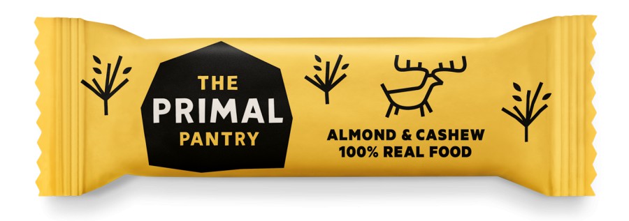 The Primal Pantry Almond & Cashew Paleo Bar 45g - Pack of 18