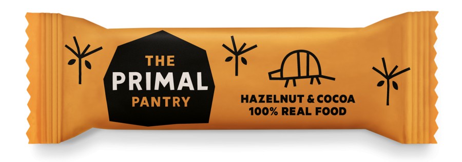 The Primal Pantry Hazelnut & Cocoa Paleo Bar 45g - Pack of 18