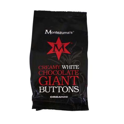 Montezuma's Organic Creamy White Chocolate Giant Buttons 180g