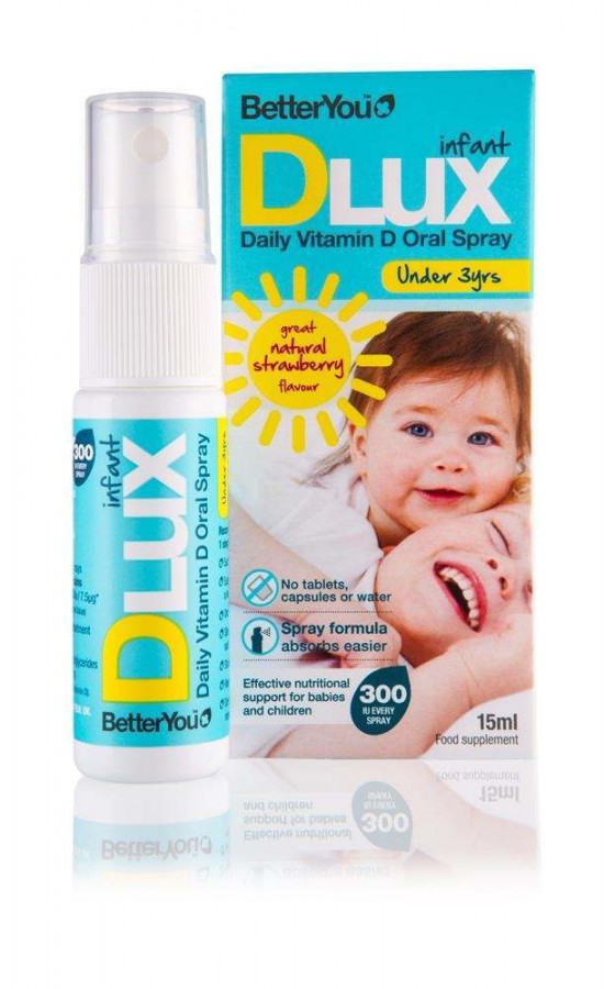 BetterYou DLux Infant Daily Vitamin D Oral Spray 15ml