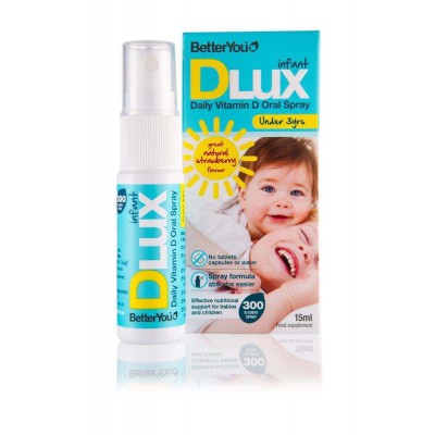 BetterYou DLux Infant Daily Vitamin D Oral Spray 15ml