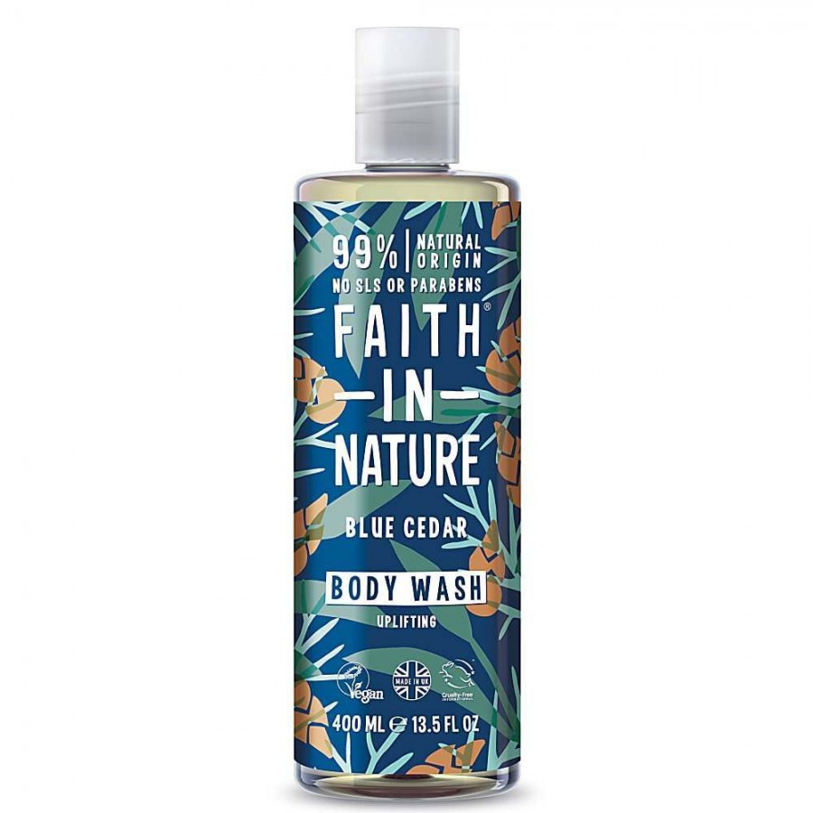 Faith in Nature For Men Blue Cedar Body Wash 400ml