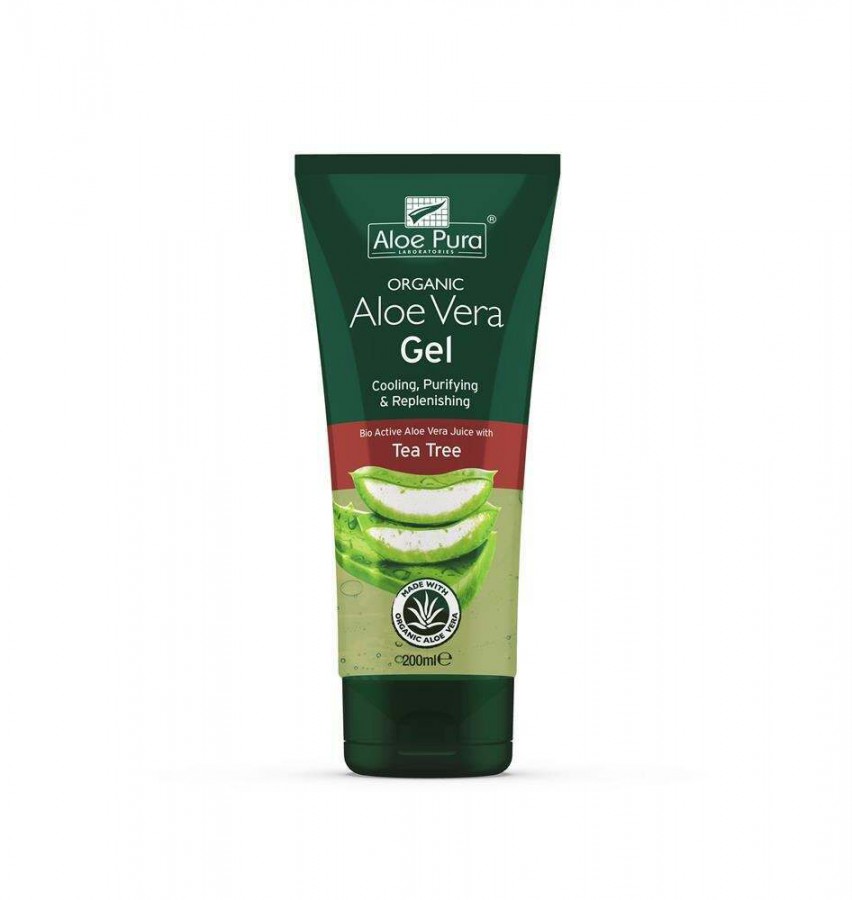 Aloe Pura Aloe Vera Gel with Tea Tree Oil 200ml