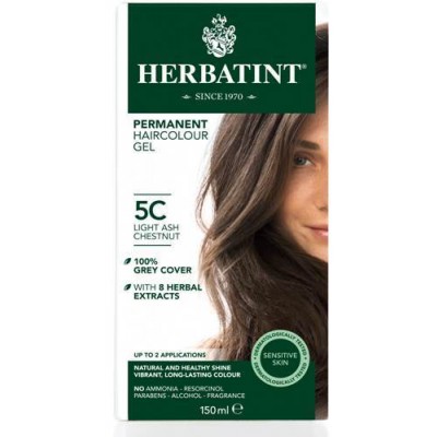 Herbatint Permanent Hair Colour 5C Light Ash Chestnut 150ml