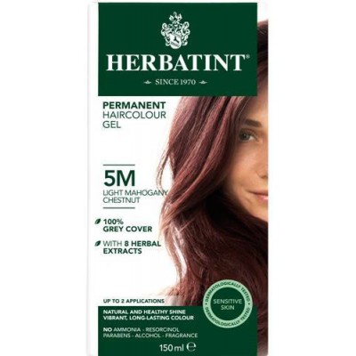 Herbatint Permanent Hair Colour 5M Light Mahogany Chestnut 150ml