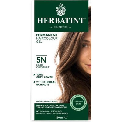 Herbatint Permanent Hair Colour 5N Light Chestnut 150ml