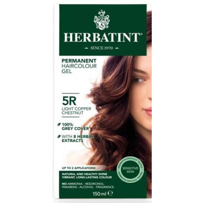 Herbatint Permanent Hair Colour 5R Light Copper Chestnut 150ml