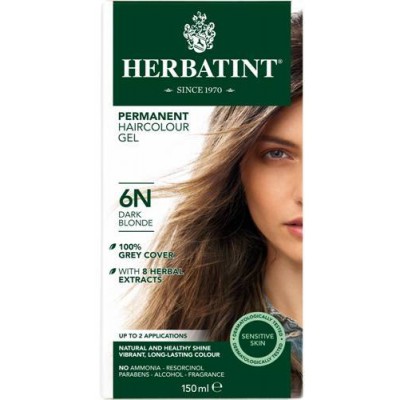 Herbatint Permanent Hair Colour 6N Dark Blonde 150ml