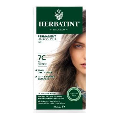 Herbatint Permanent Hair Colour 7C Ash Blonde 150ml