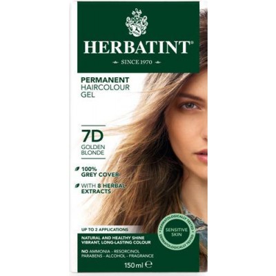 Herbatint Permanent Hair Colour 7D Golden Blonde 150ml