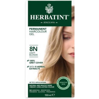 Herbatint Permanent Hair Colour 8N Light Blonde 150ml