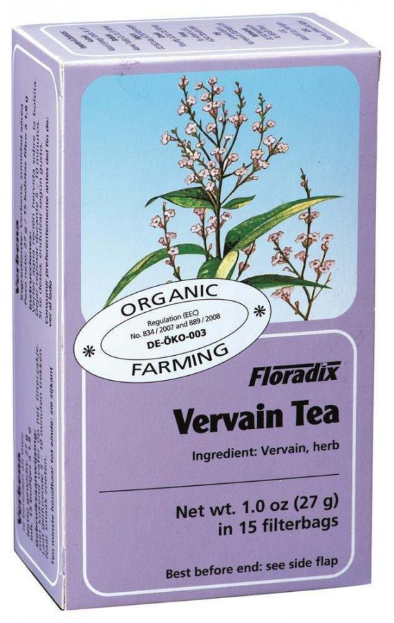 Floradix Organic Lemon Verbena Herbal Tea 15 Bags