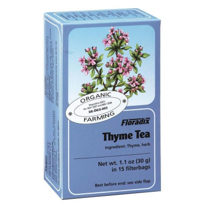 Floradix Organic Thyme Herbal Tea 15 Bags