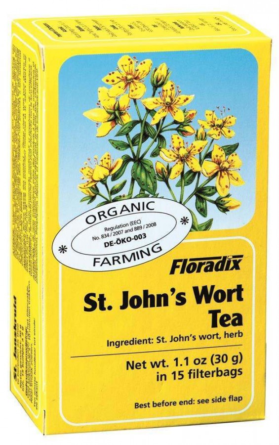 Floradix Organic St John's Wort Herbal Tea 15 Bags