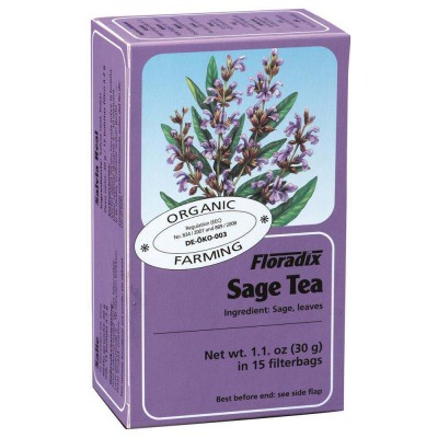 Floradix Organic Sage Herbal Tea 15 Bags